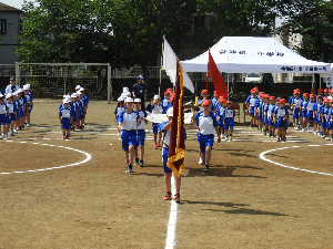 運動会予行～開会式