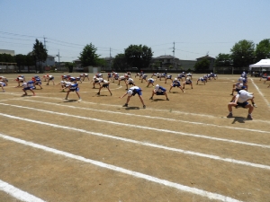 運動会予行～高学年表現