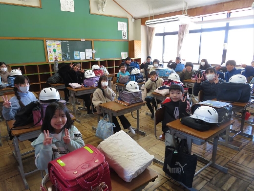 最後の学活4年生