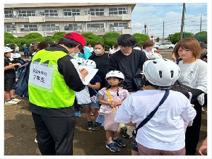 6／1　長須地区・長須小合同防災訓練