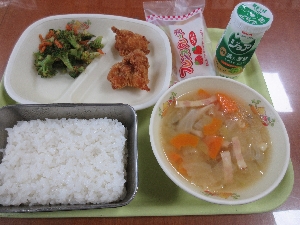 今日の給食