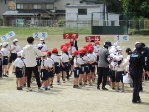 5/11　運動会全体練習を行いました。