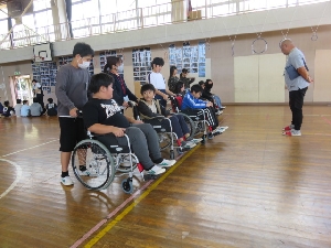 5年生 福祉体験