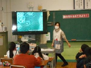 保健指導　歯みがき学習