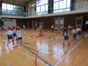 ６月２１日（金）１年生体育の授業