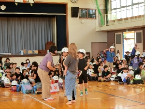 ９月４日（水）猿島中学校区合同引き渡し訓練