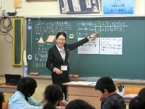 １０月２３日（水）４年生算数授業