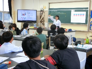 １０月２３日（水）６年生理科授業