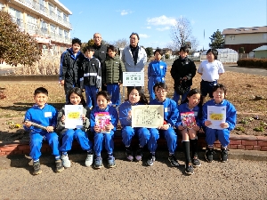 １月３１日（金）坂東市花いっぱい運動花壇コンクール優秀賞