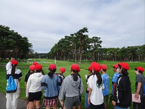 日本女子オープンゴルフ選手権見学（6年生）