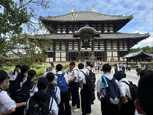 修学旅行１日目（奈良・東大寺）