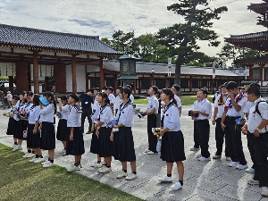 修学旅行１日目（薬師寺）