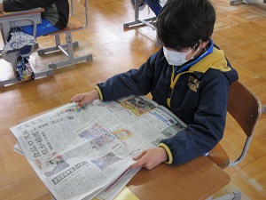 1~3年生 NIE学習(新聞活用)