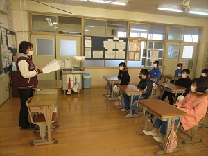 6年生読み聞かせ