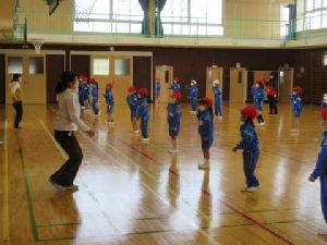 運動会練習 5/10 1・2・3年生ダンス
