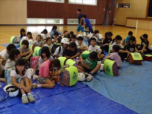 猿島中学校区合同引き渡し訓練