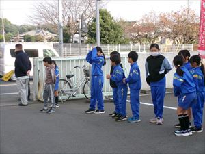 朝のあいさつ運動