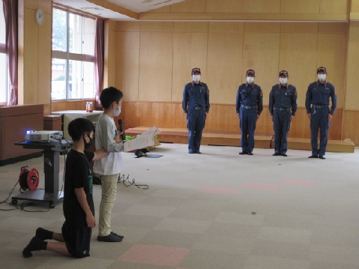 代表してお礼の言葉