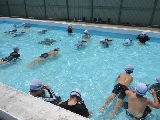 水に浮く感覚がつかめました