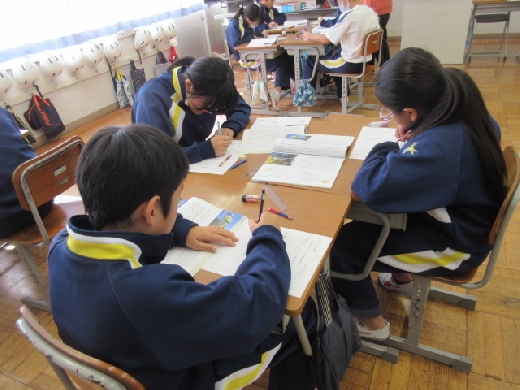 6年生・道徳科 振り返り