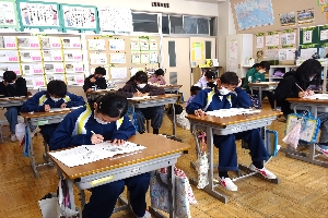 県学力診断のためのテスト2日目